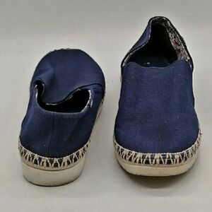 Skechers Bobs Navy Blue Slip-on Memory Foam Flat 11 M